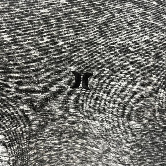 Hurley Men's LG Gray Casual Short Sleeve Polo Shirt - Picture 3 of 5